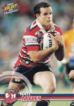 2009 Select NRL Champions #165 Nate Myles Front